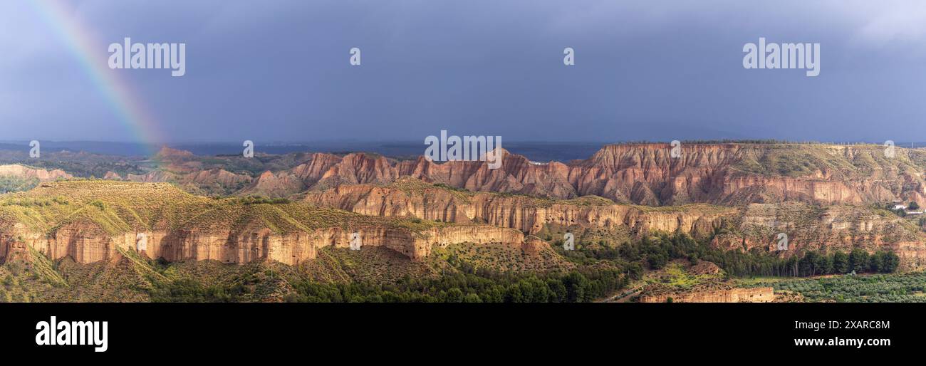 Viewpoint of the End of the World, "Mirador del Fin del Mundo", Beas de Guadix, Granada Geopark