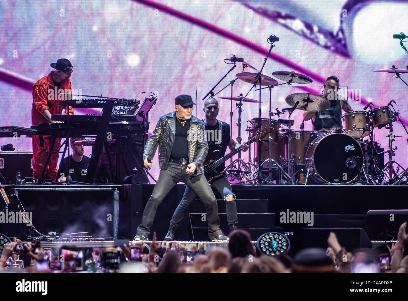 Vasco Rossi in concerto allo Stadio San Siro di Milano foto di Luca Moschini Stock Photo