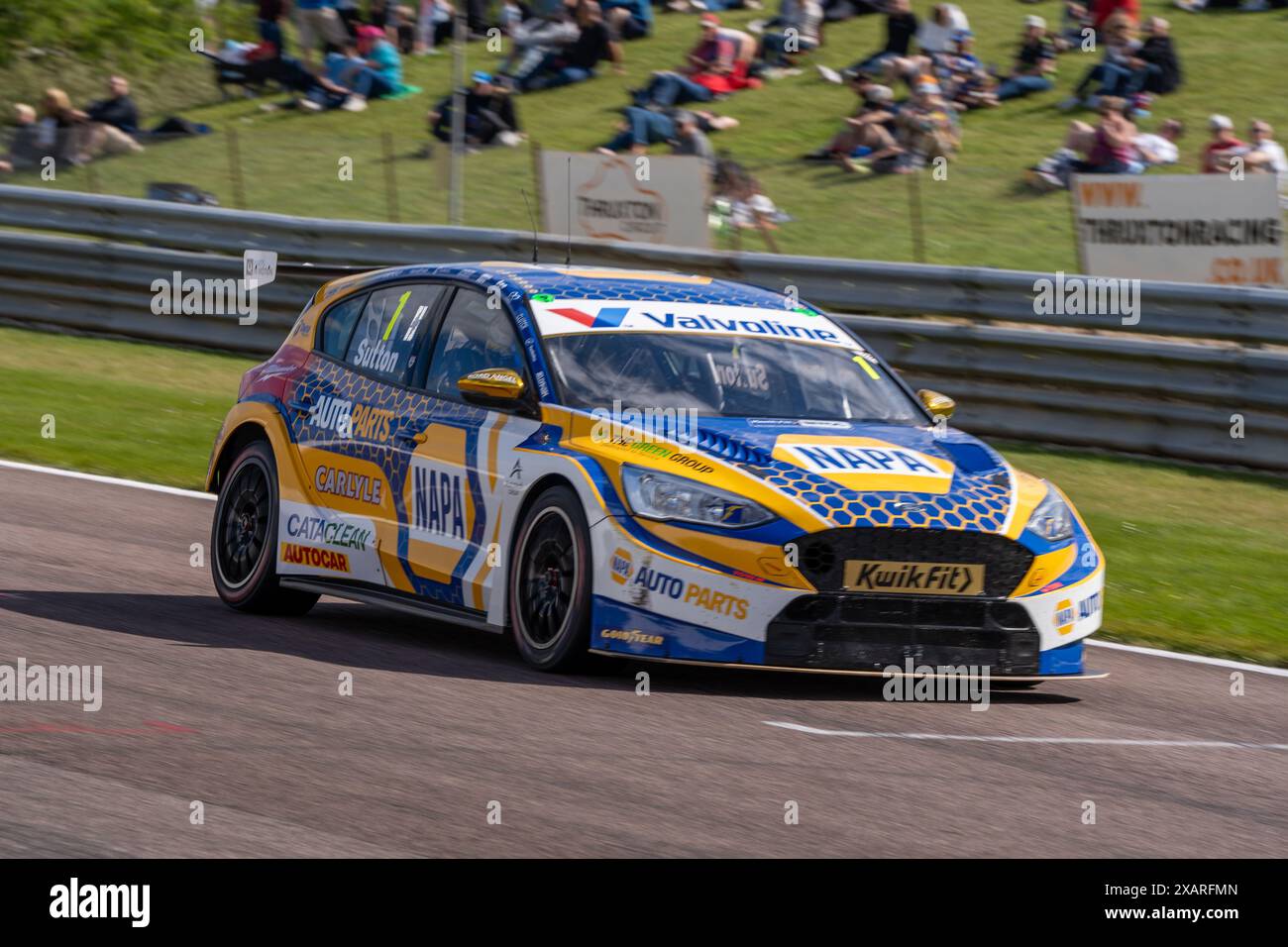 Ash Sutton 1 Napa Racing UK Qualifying during the BTCC at Thruxton ...