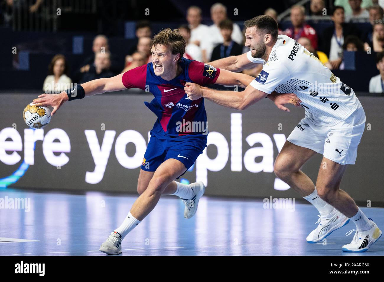 Cologne, Germany. 08th June, 2024. Handball: Champions League, FC ...
