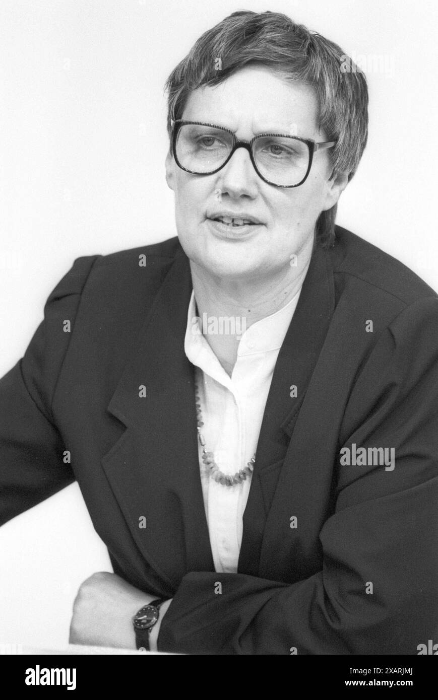 Brigitte Zimmermann Journalistin 12/89 rag Brigitte Zimmermann auf dem