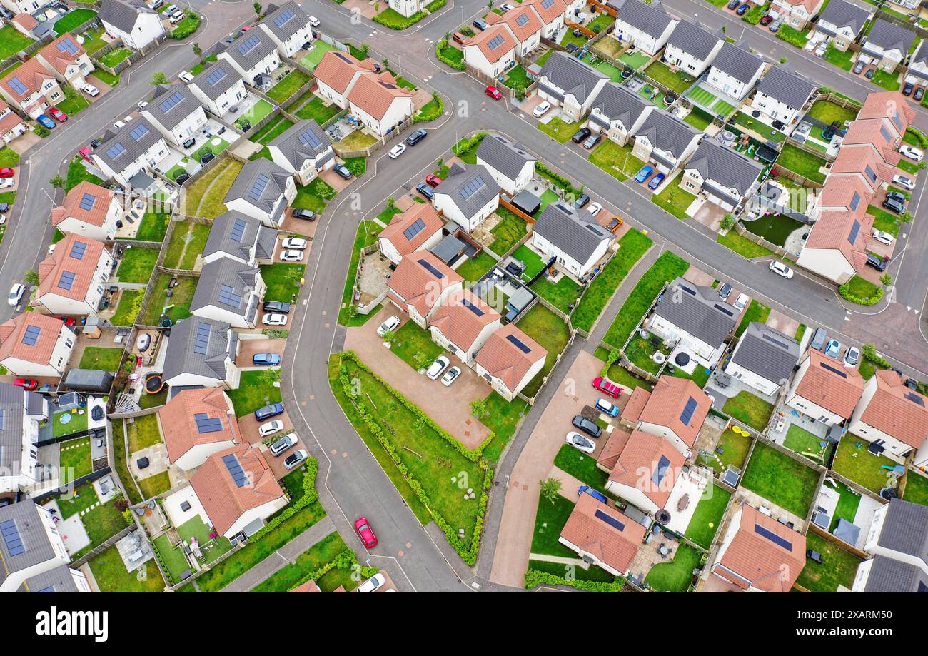 New housing development at Dargavel in Stock Photo Alamy