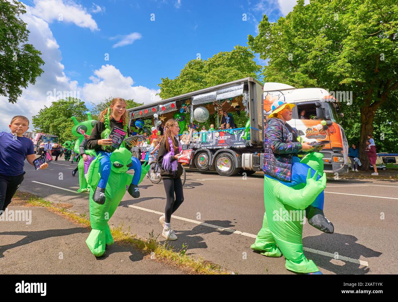 Carnival parade in Long Eaton, Derbyshire, UK 2024 Stock Photo Alamy