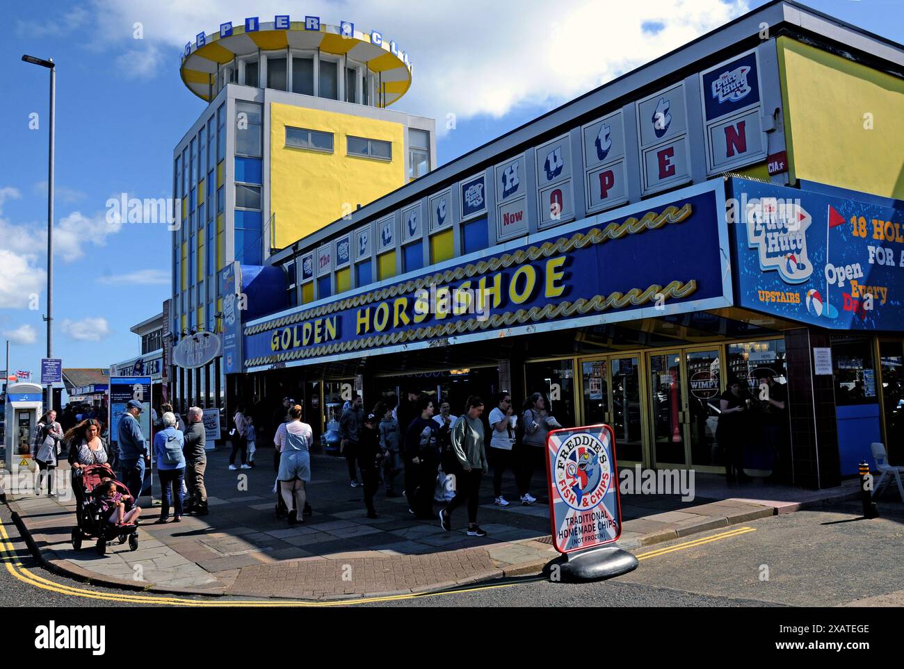 ENGLISH COASTAL PATH, CLARENCE PIER AMUSEMENT PARK AND FUNFAIR ...