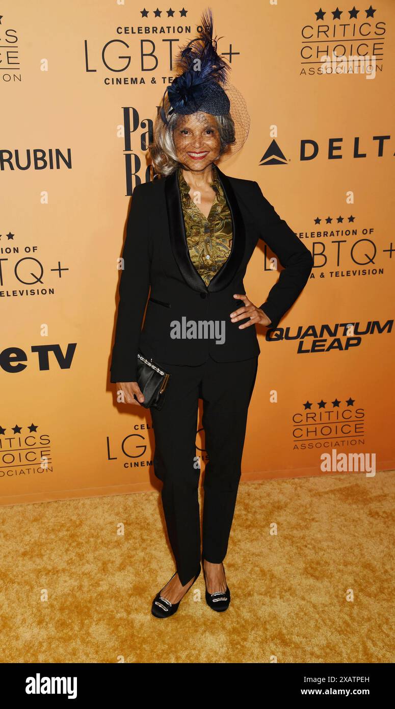 Los Angeles, California, USA. 07th June, 2024. Victoria Rowell attends the Critics Choice Celebration of LGBTQ  Cinema & Television at Fairmont Century Plaza on June 07, 2024 in Los Angeles, California. Credit: Jeffrey Mayer/Media Punch/Alamy Live News Stock Photo
