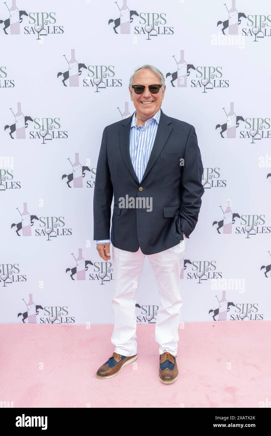 Los Angeles, USA. 08th June, 2024. Doug Pennington-DLP Investments attends Sips and Saddles-A Celebration of National Rose Day, a Polo event at Will Rogers SHP, Los Angeles, CA, June 8th, 2024 Credit: Eugene Powers/Alamy Live News Stock Photo