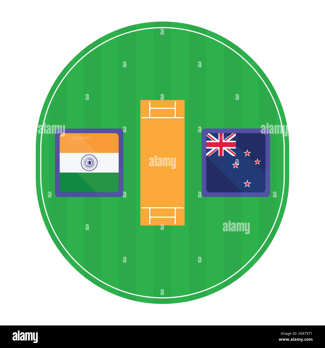 Icc new zealand cricket Stock Vector Images Alamy