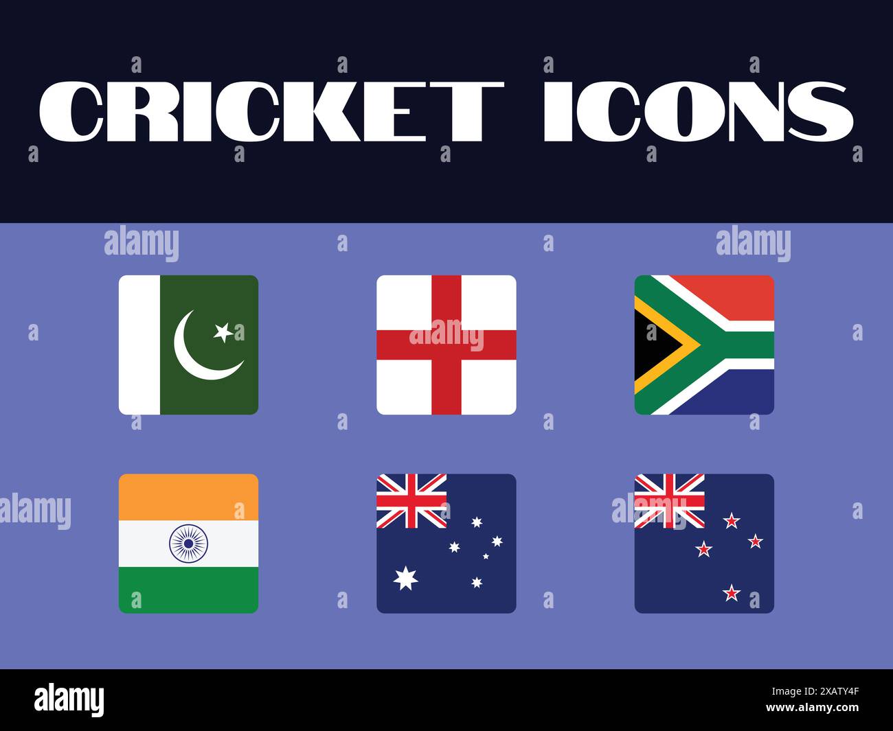 All top Cricket team flags. test cricket team country flags. Pakistan