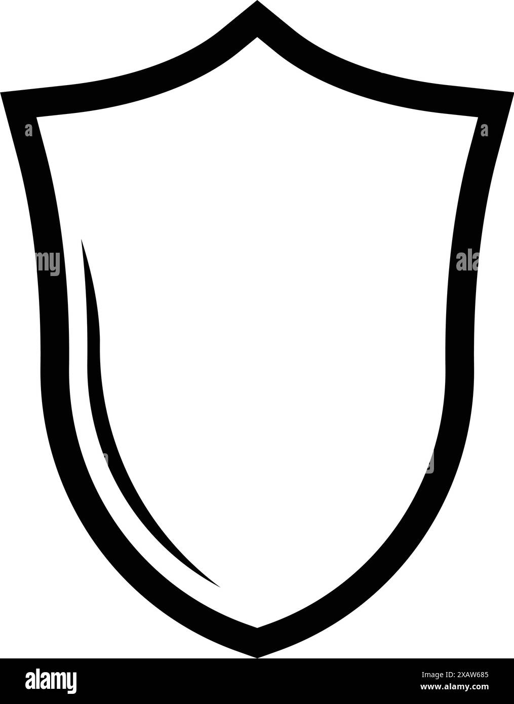black shield icon illustration design Stock Vector Image & Art - Alamy