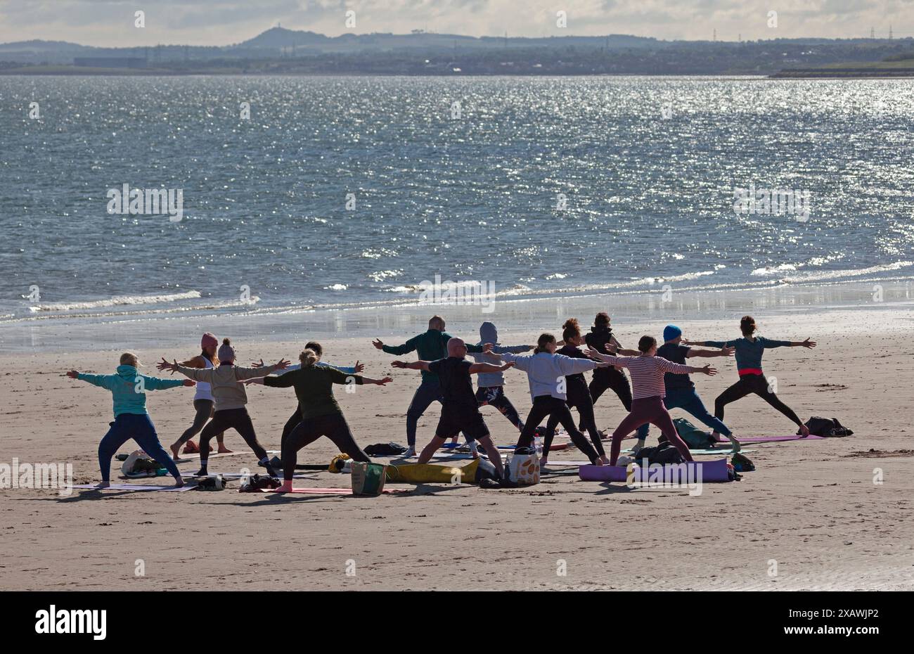 Portobello, Edinburgh, Scotland, UK. 9 June 2024. Cool wind but sunny