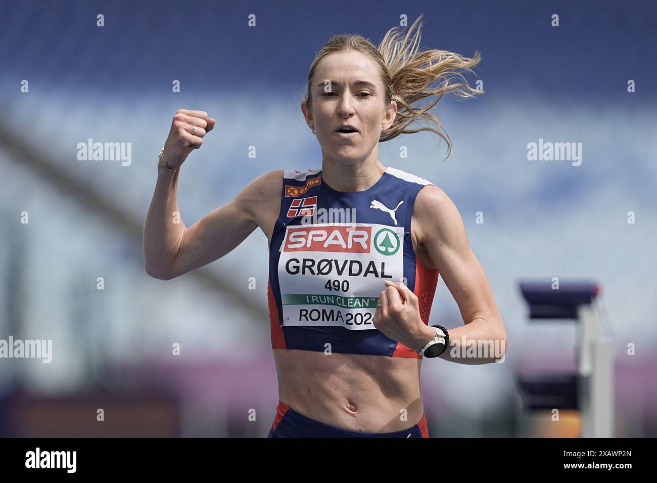 Rom, Italy. 09th June, 2024. Athletics European Championships