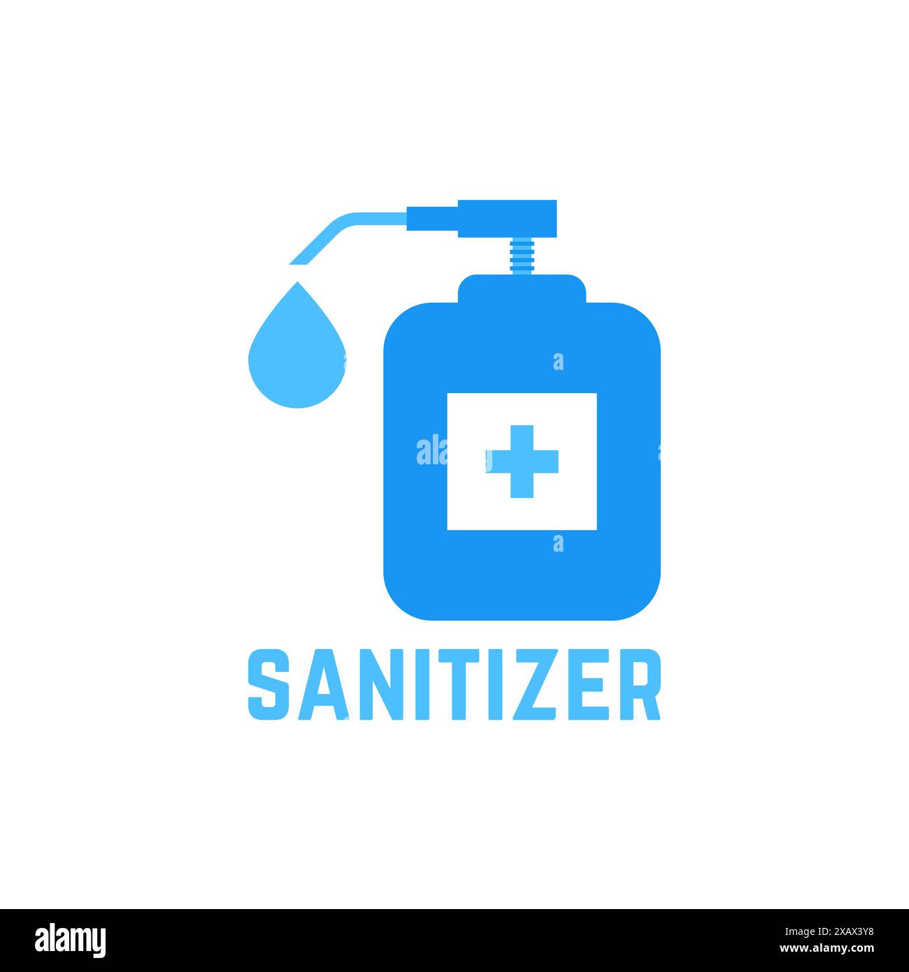 Antibacterial soap bottle clean Stock Vector Images - Alamy