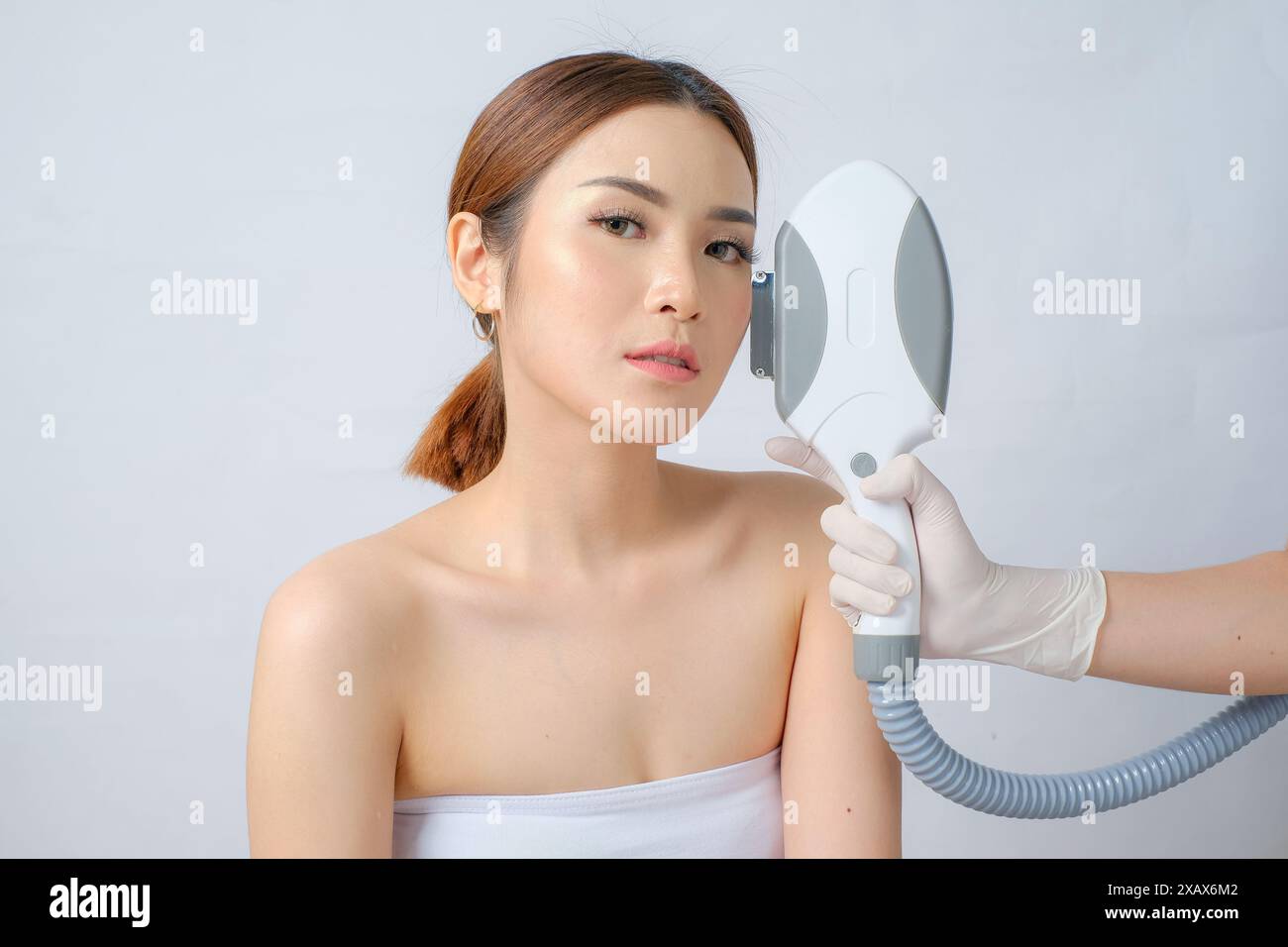 Laser IPL (Intense Pulsed Light) Skin Rejuvenation for Asian Woman