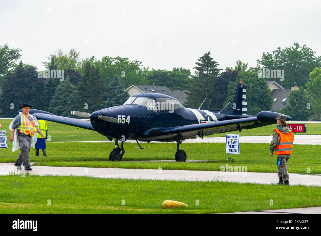 Bolingbrook, IL, USA June 1, 2024 North American (Ryan) Navion A