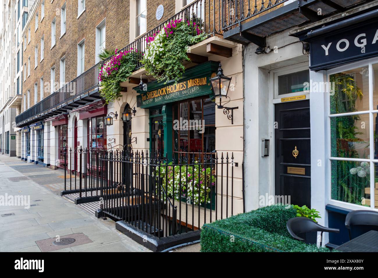 London, England August 2023. 221B Baker Street is the London address of the fictional