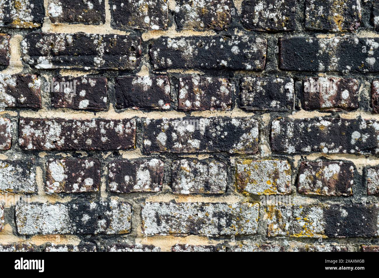 Close up of weathered brick wall Stock Photo