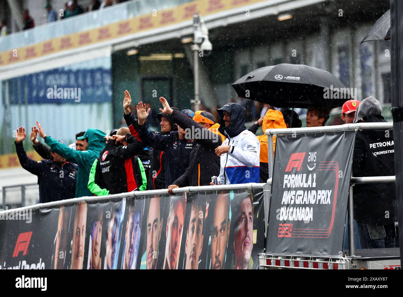Drivers' parade. Formula 1 World Championship, Rd 9, Canadian Grand