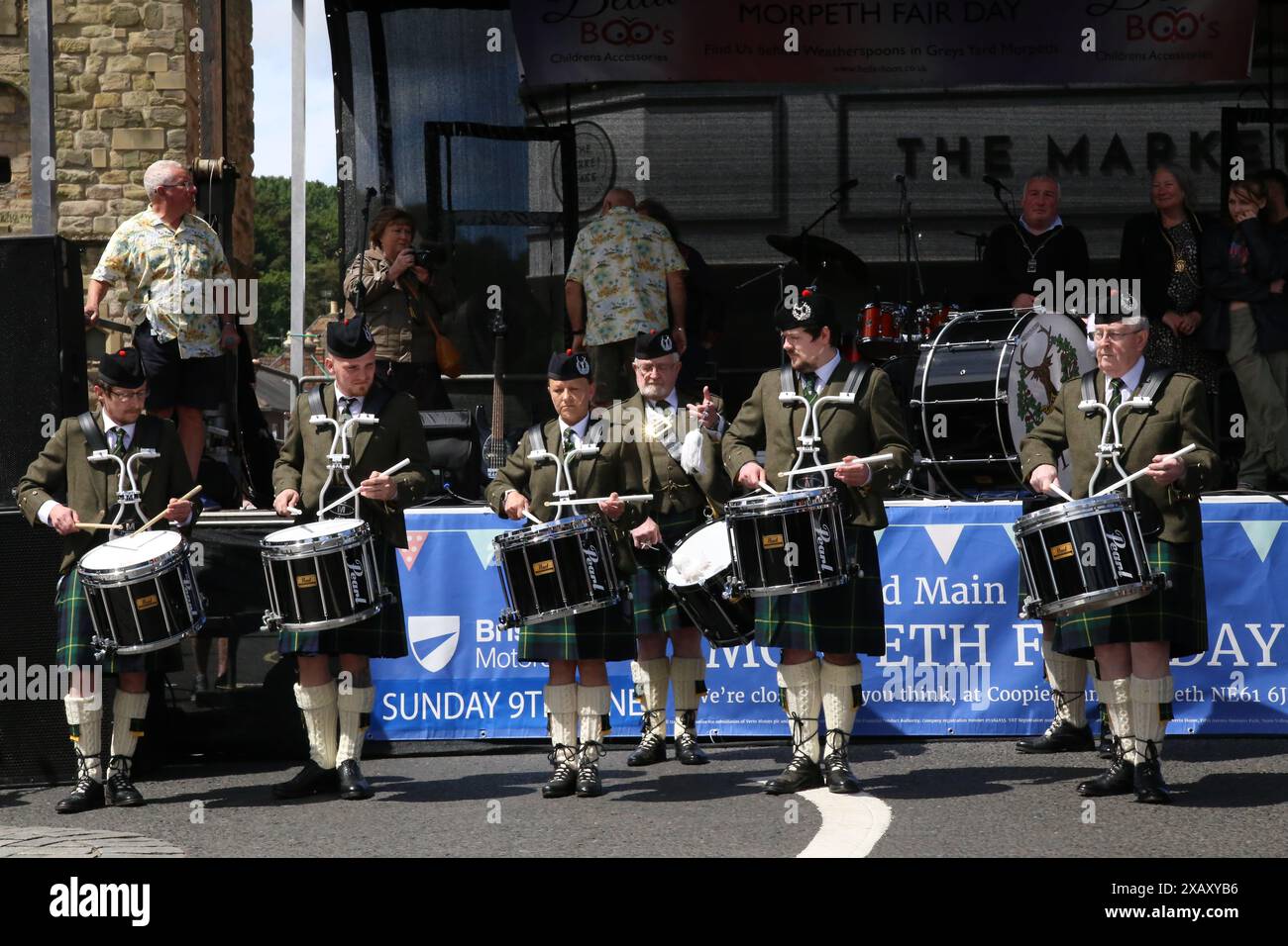 Morpeth Fair Day Parade With Classic Vehicle Parade and Morpeth Pipe