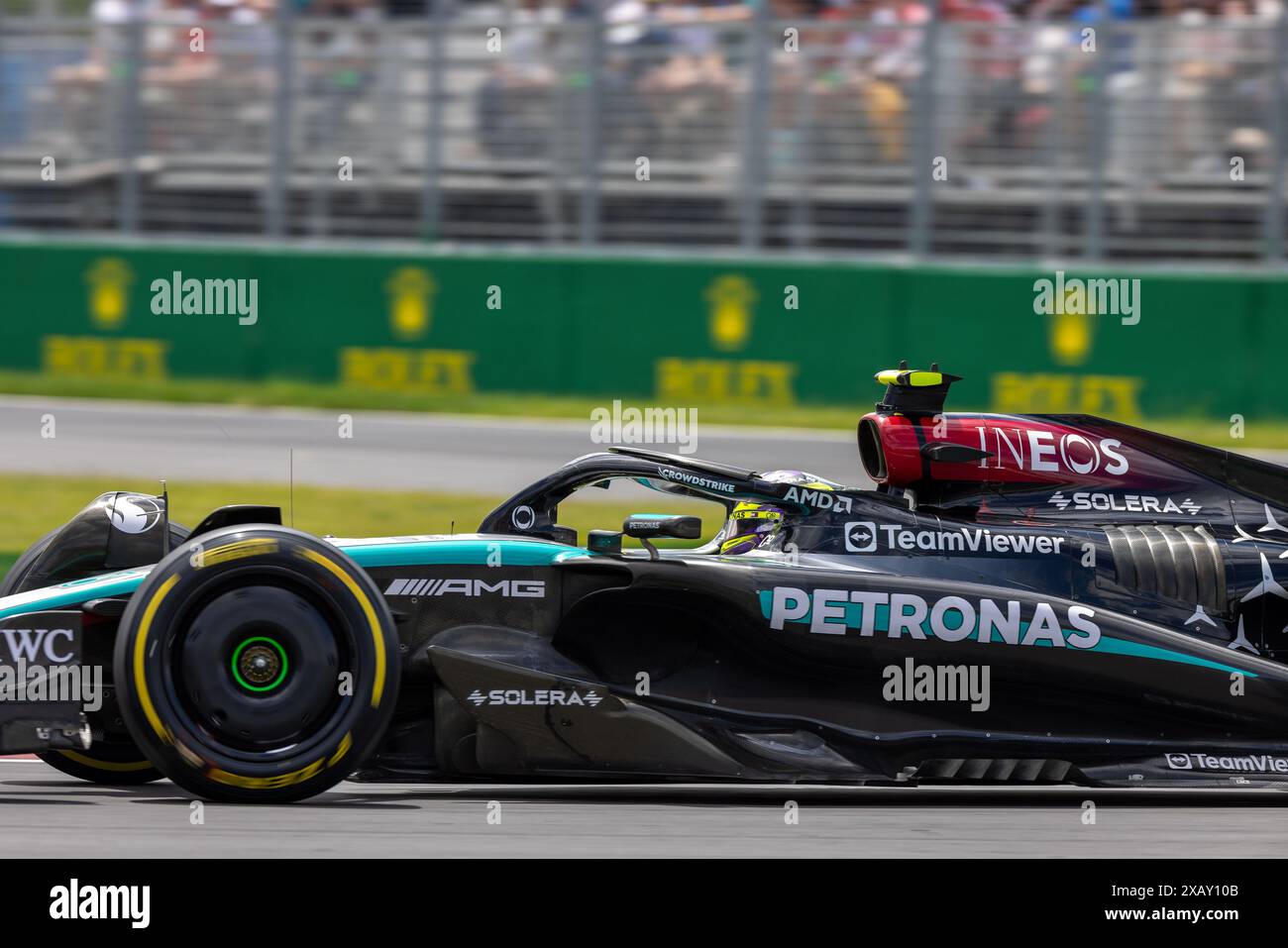 Hamilton Mercedes W15 Canadian GP 2024 Finding Rhythm Amidst a Transitional Season