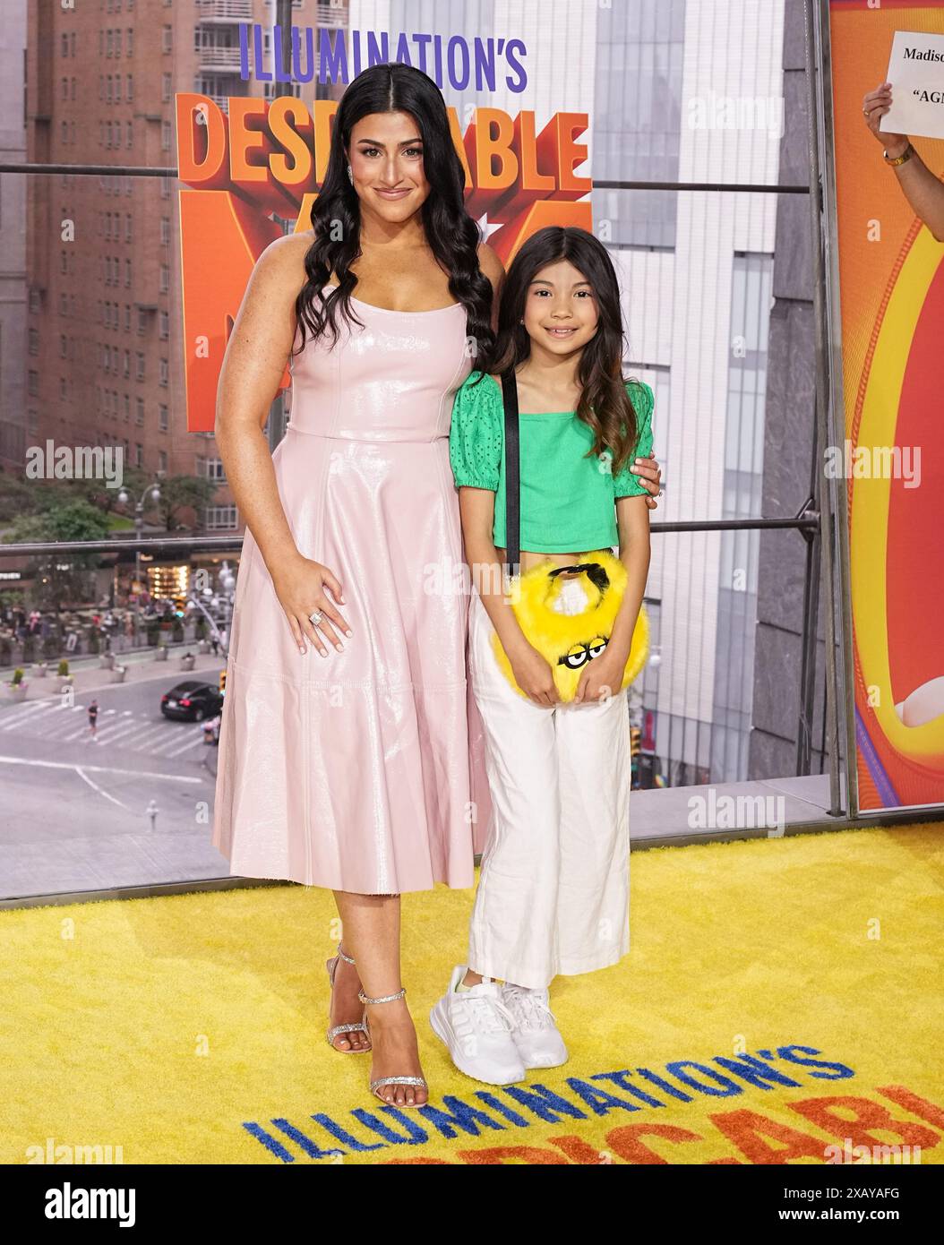 New York, United States. 09th June, 2024. Dana Gaier and Madison Polan attend the 'Despicable Me 4' Premiere in Jazz at Lincoln Center in New York City on Sunday, June 9, 2024. Photo by John Nacion/UPI Credit: UPI/Alamy Live News Stock Photo