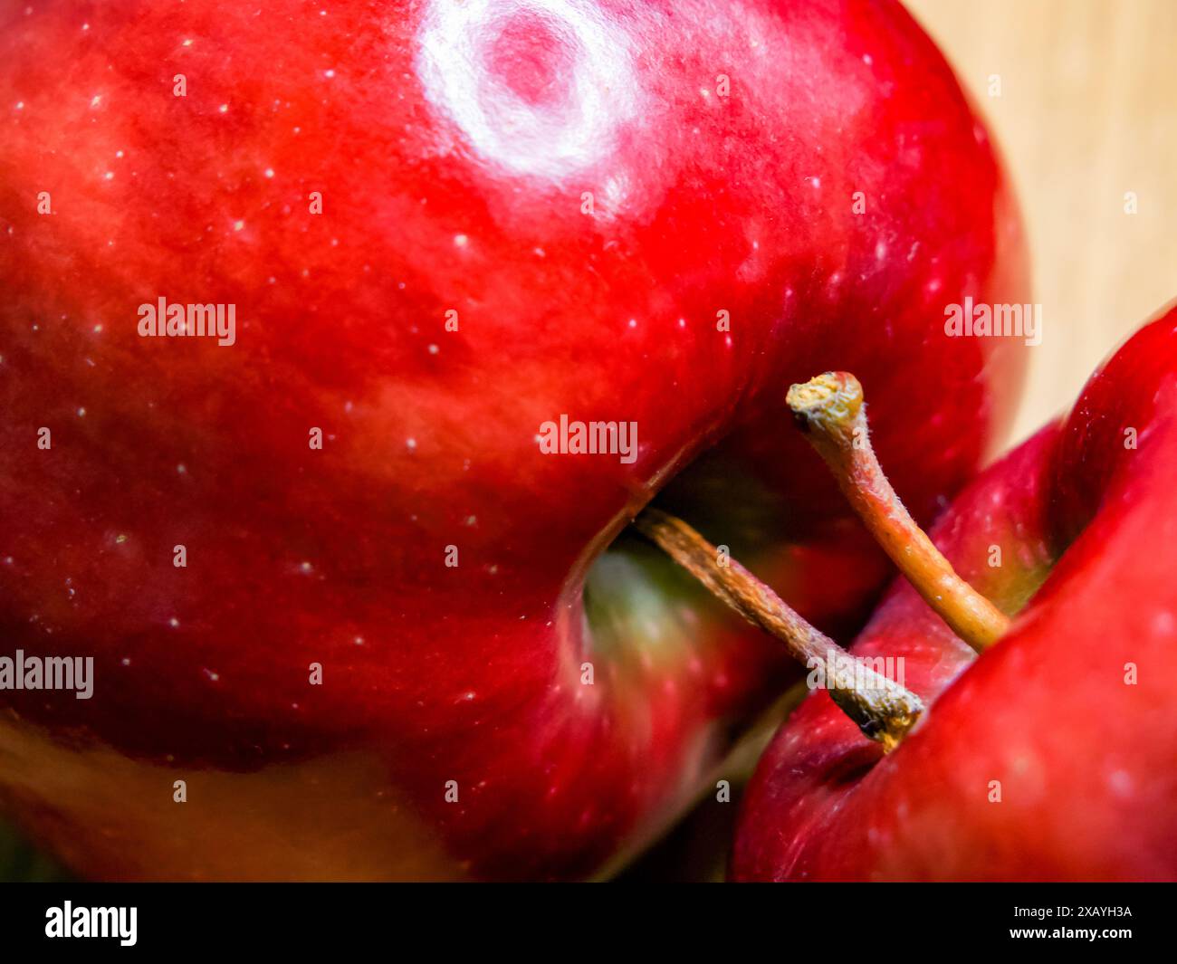 Ripe Apples Detail. Close view of apples with rich color and texture ...