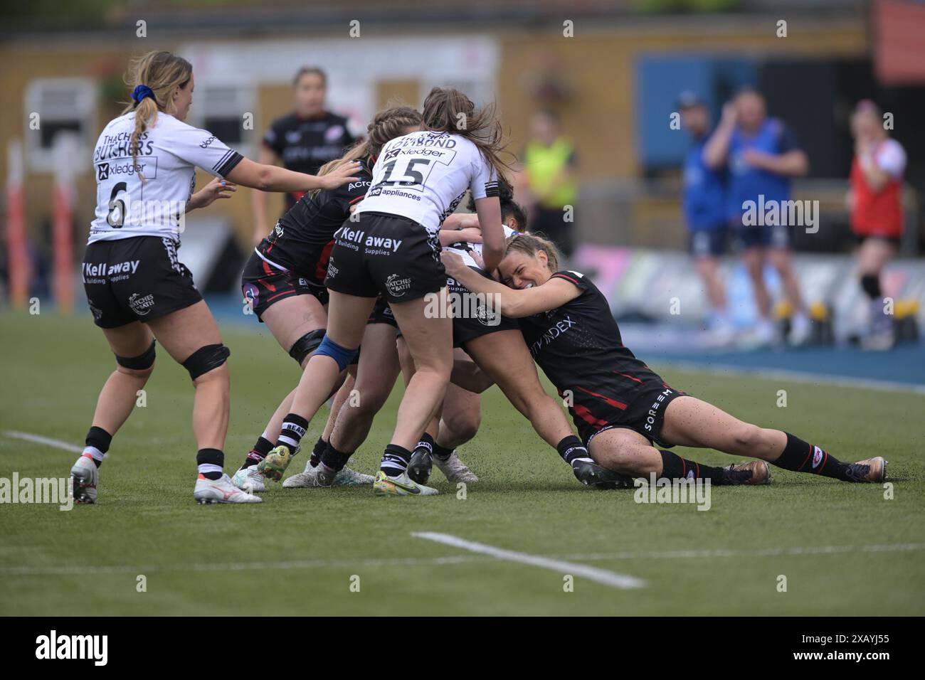 London, England on 9 June 2024. Reneega Bonner of Bristol Bears Women ...