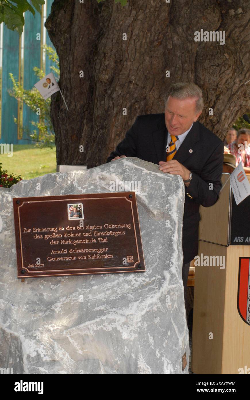 RECORD DATE NOT STATED place of birth thal arnold,schwarzenegger thal