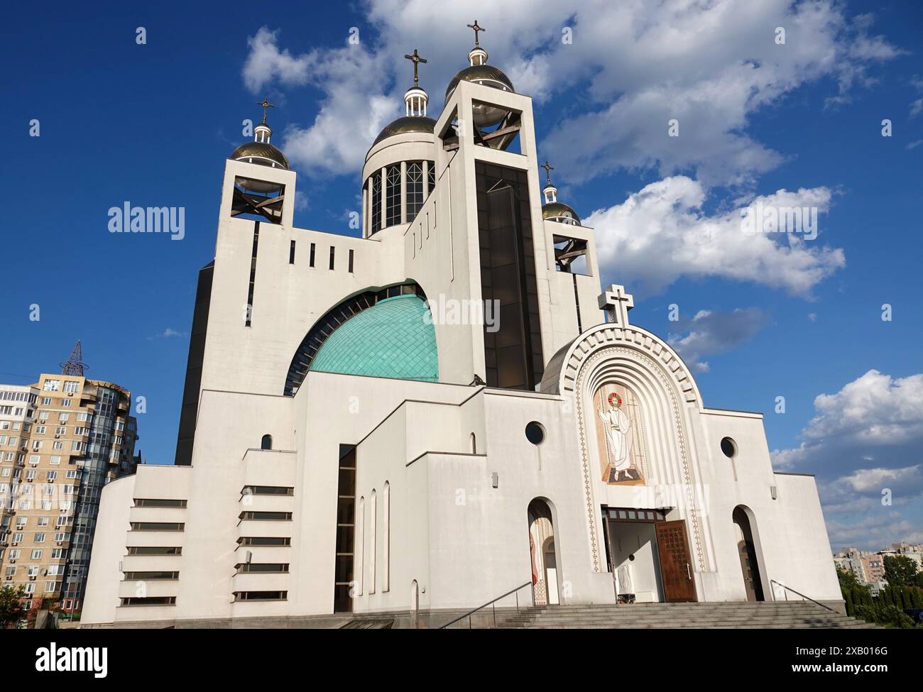 Kyiv Ukraine May 5 2024 Patriarchal Cathedral Of The Resurrection Of kyiv-ukraine-may-5-2024-patriarchal-cathedral-of-the-resurrection-of