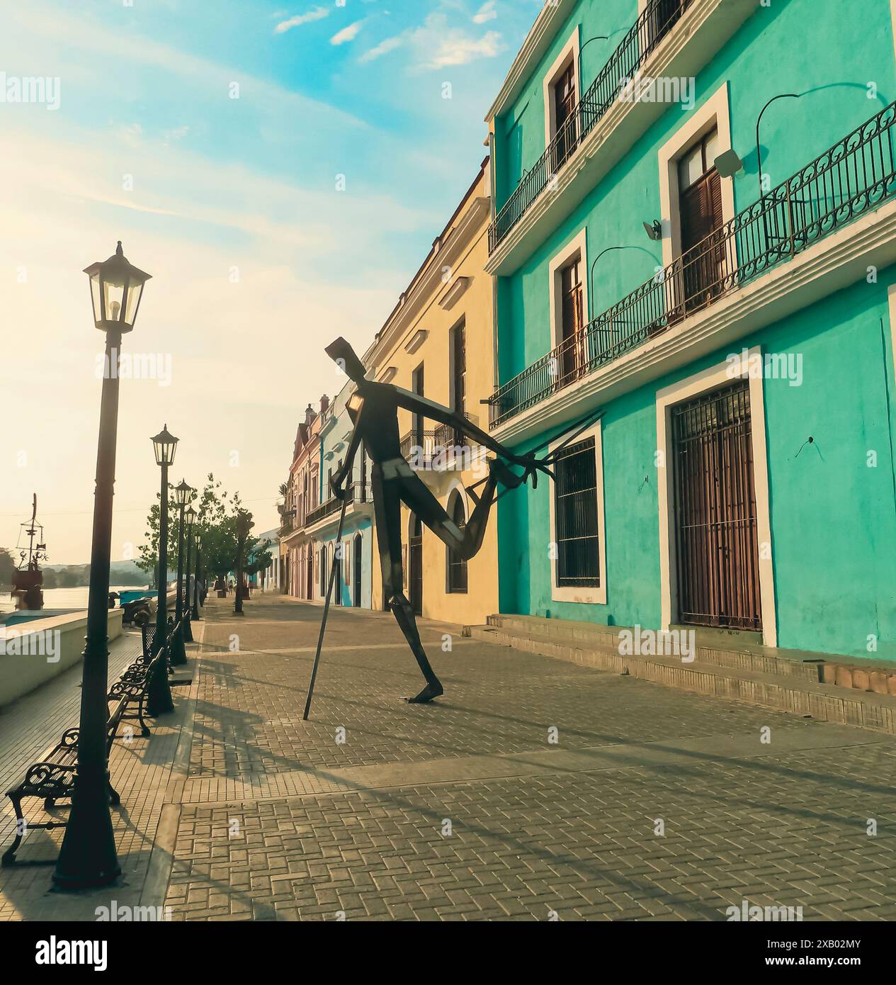 Narvaez promenade, Matanzas, Cuba, Central America Stock Photo