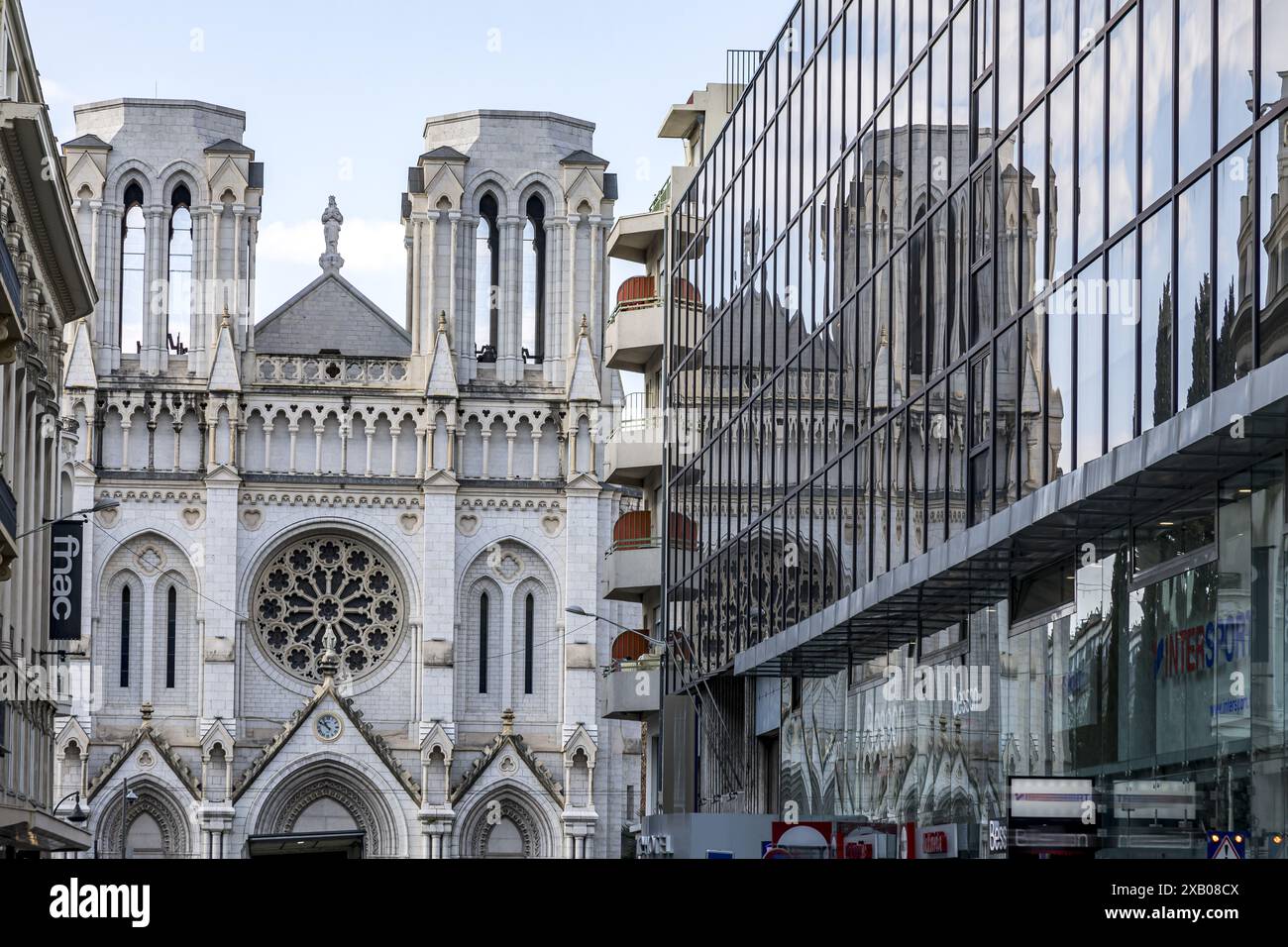 Nice Cathedral Rome The Basilica of Notre-Dame de Nice is a Neo-Gothic Roman Catholic ...