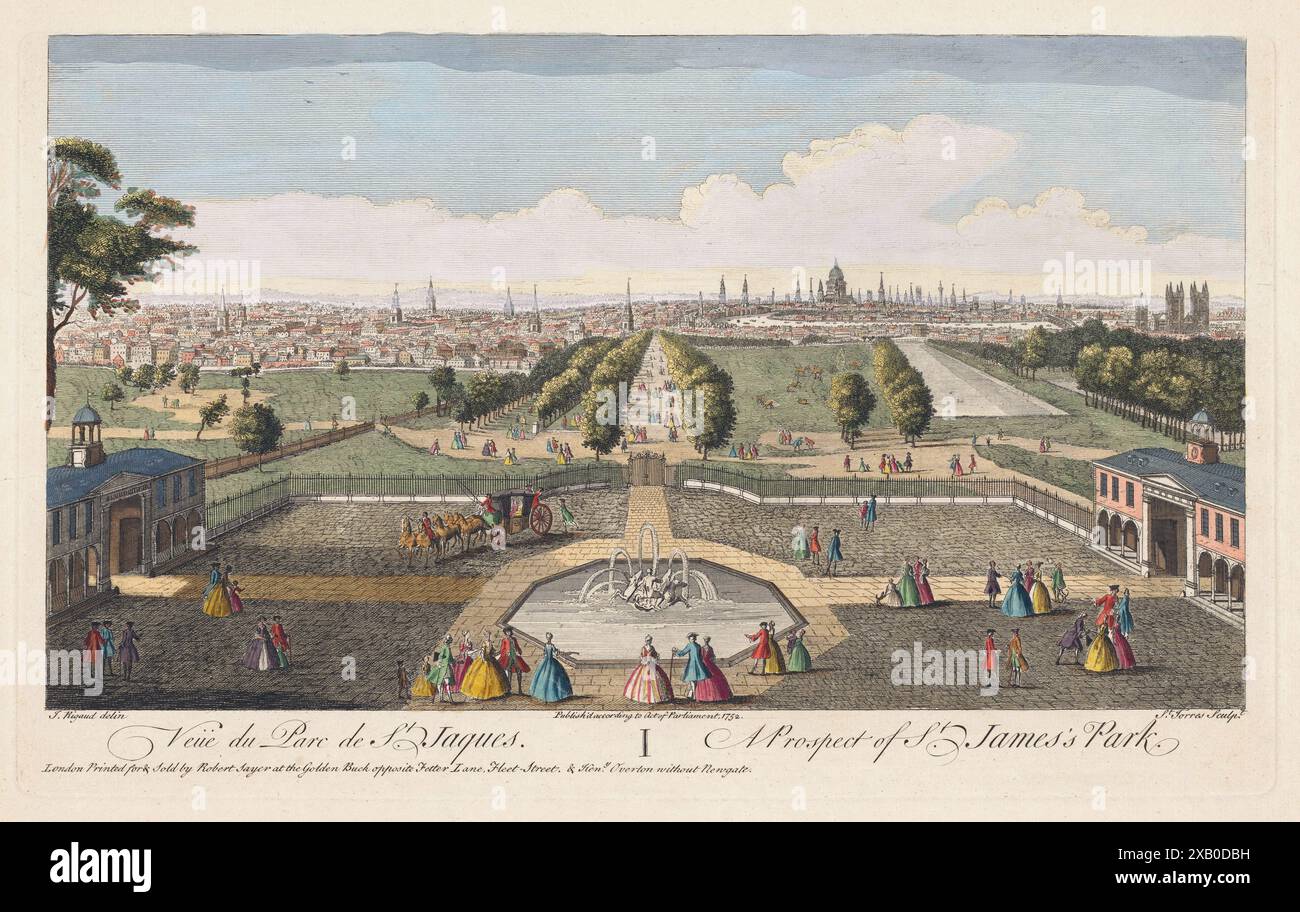 半額ストア london park james St antique and photography stock hi-res 版画