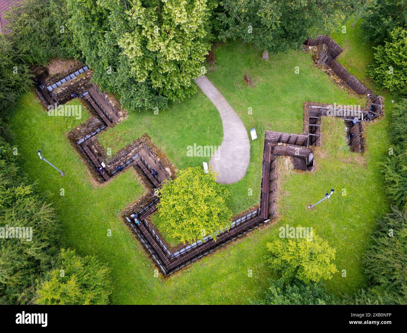 Memorial Museum Passchendaele 1917, Zonnebeke, Belgium Stock Photo