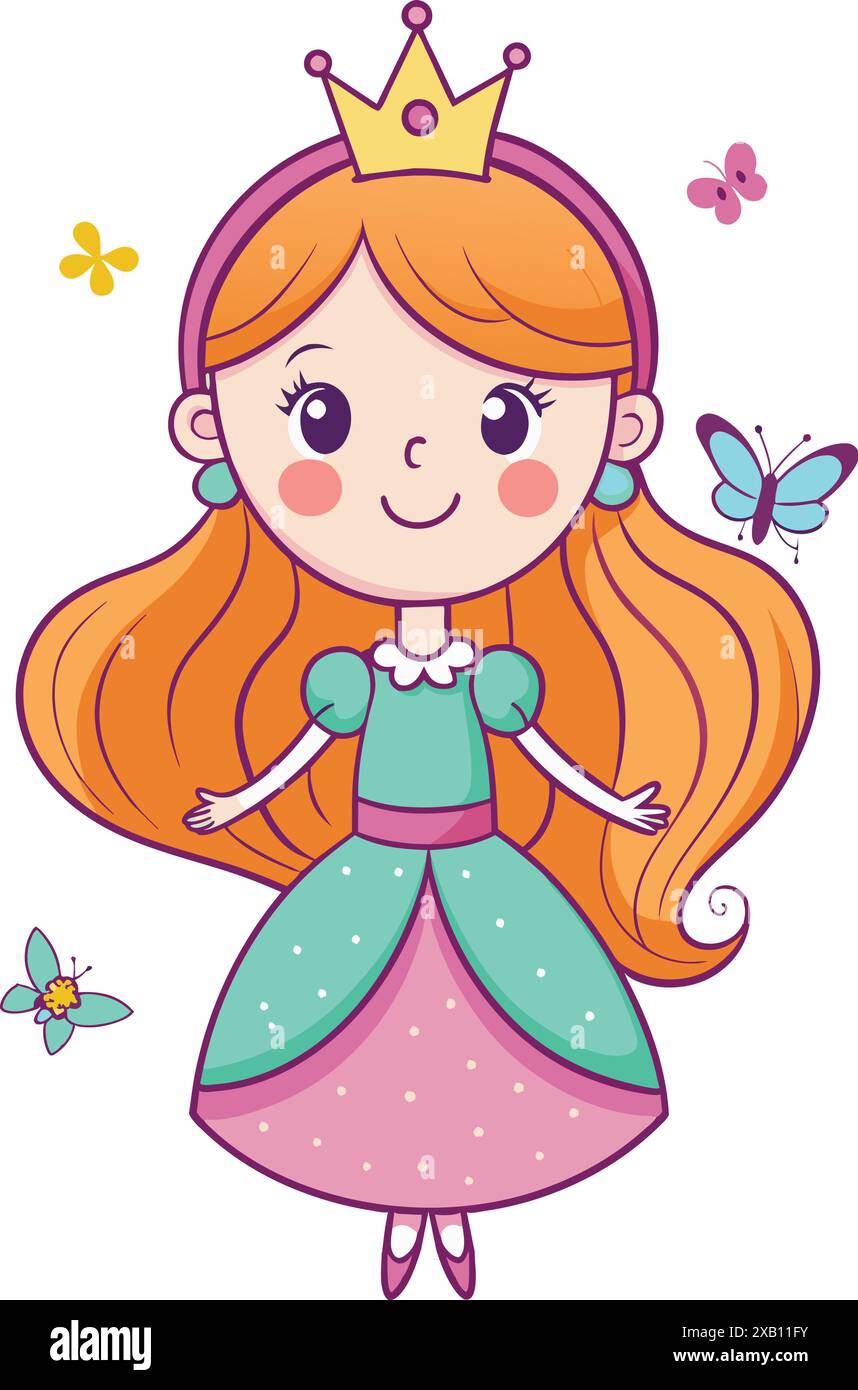 Princess inspired clothing Stock Vector Images - Alamy