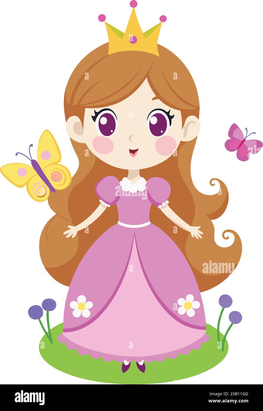 Princess inspired clothing Stock Vector Images - Alamy