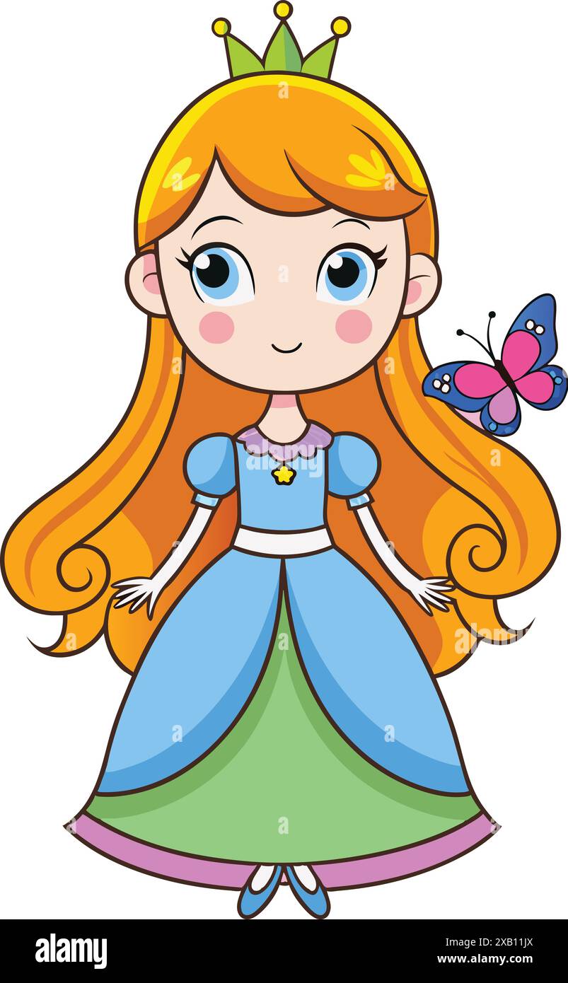 Princess inspired clothing Stock Vector Images - Alamy