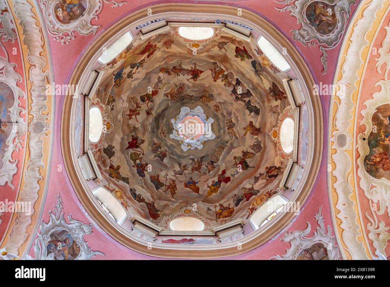 Interior of Dominican Church of the Holy Spirit in Vilnius Stock Photo ...
