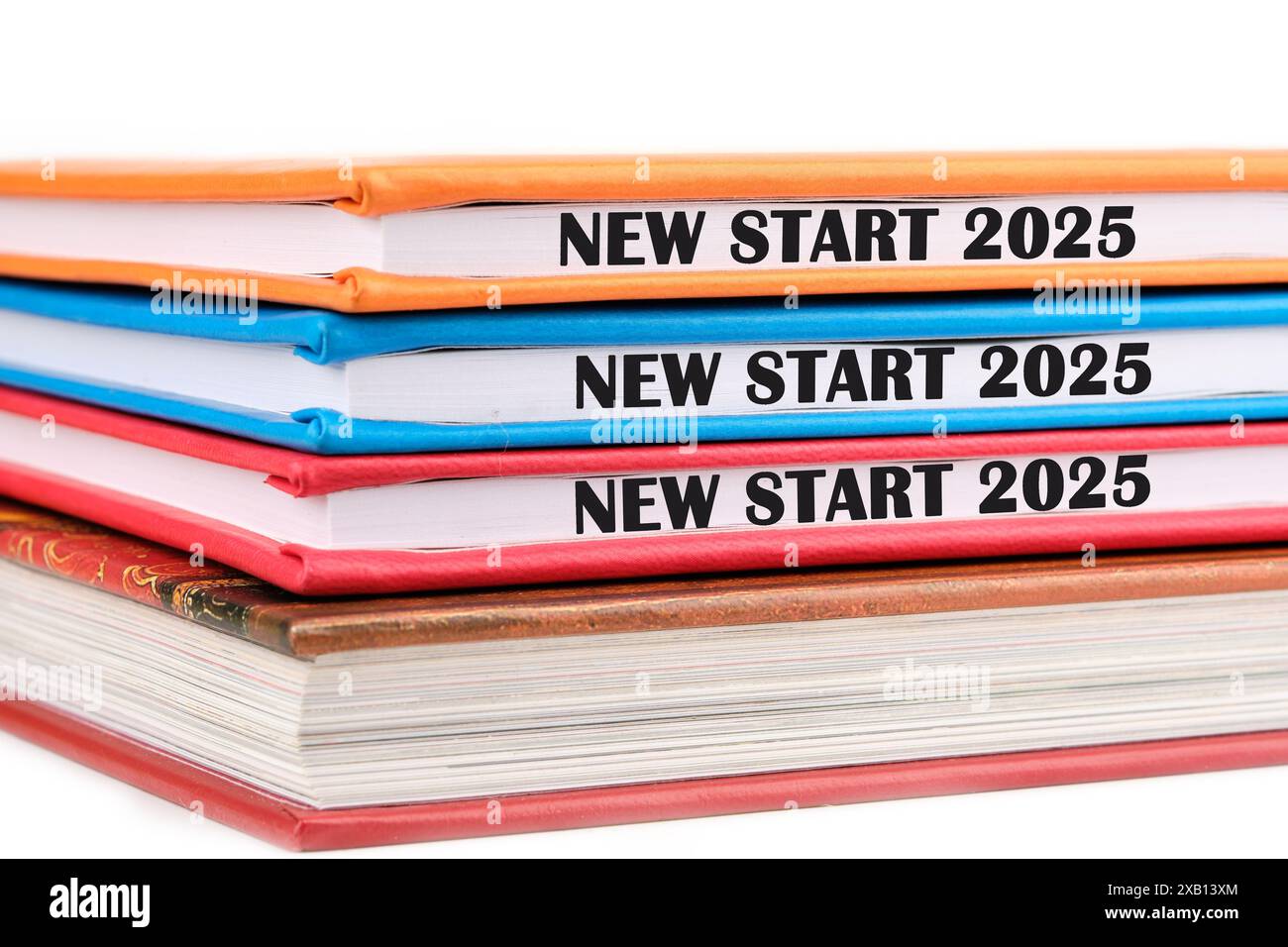 Business and New Start 2025 concept. Copy space. NEW START 2025 on the ...