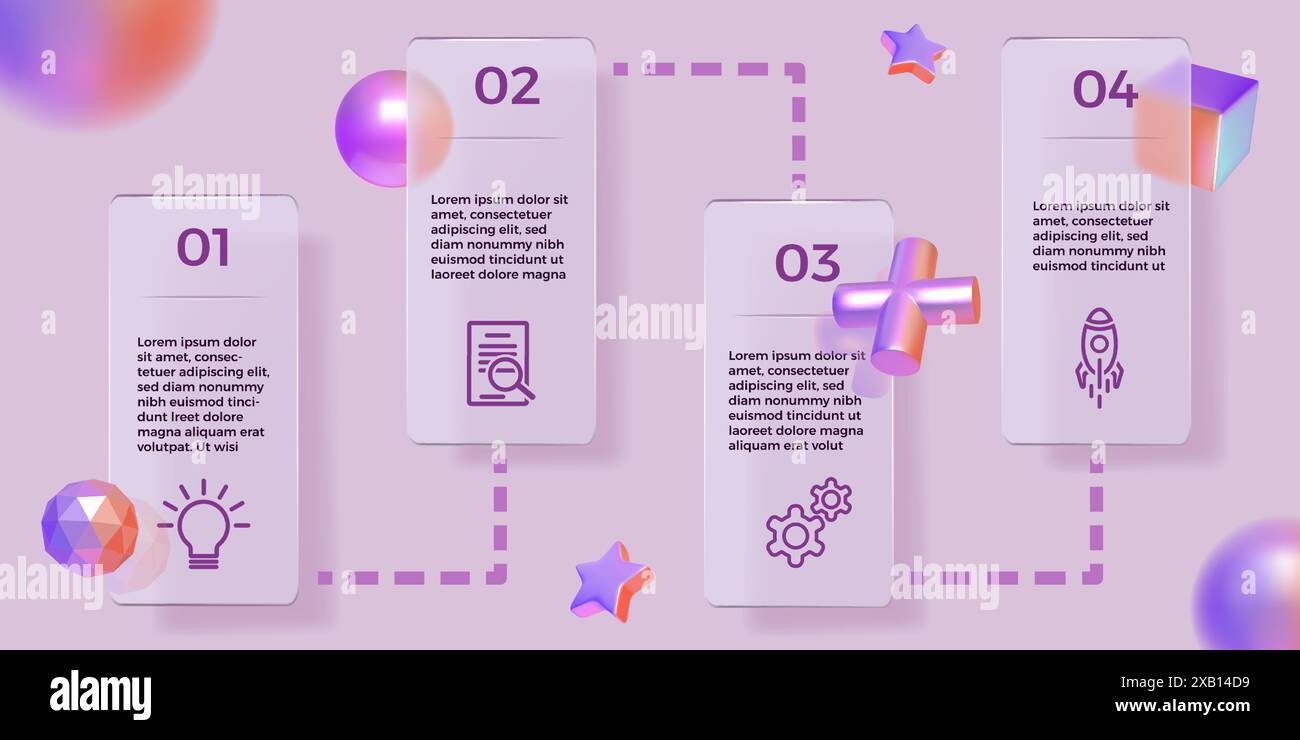 Venn diagram. Infographic design. Intersect circles. Process phases ...