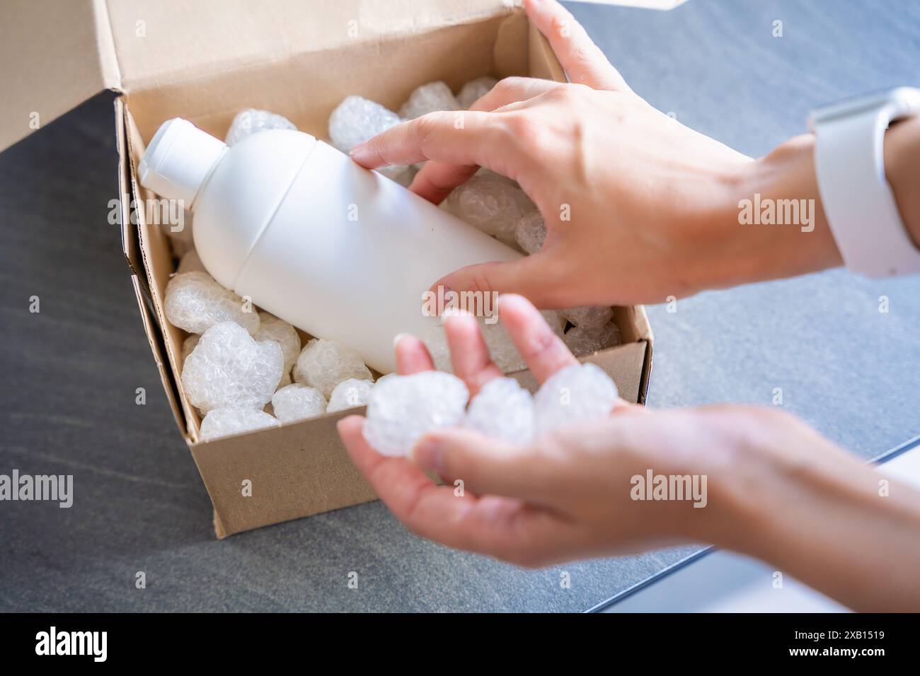 Corn starch package hi-res stock photography and images