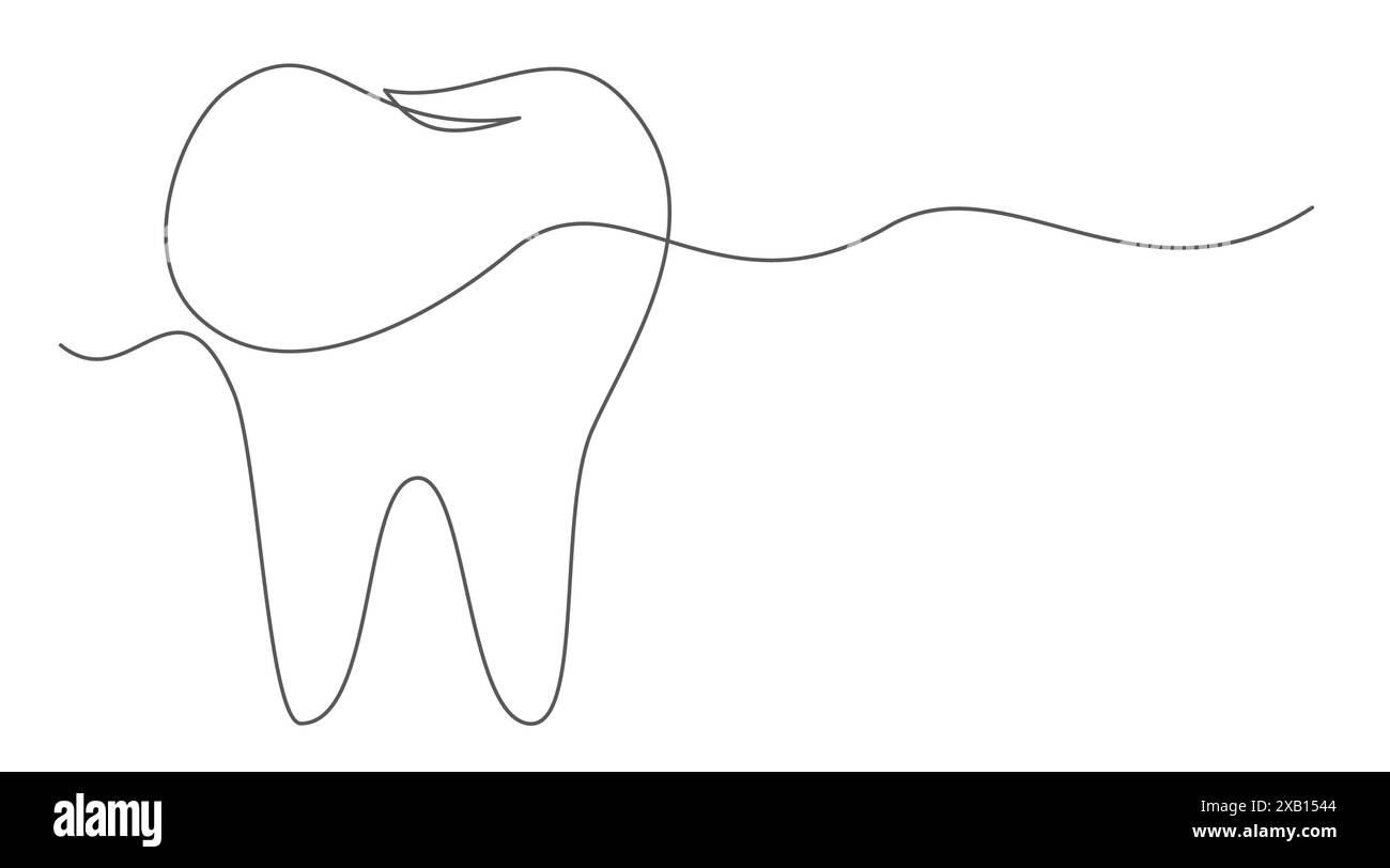 Tooth drawing Cut Out Stock Images & Pictures - Alamy
