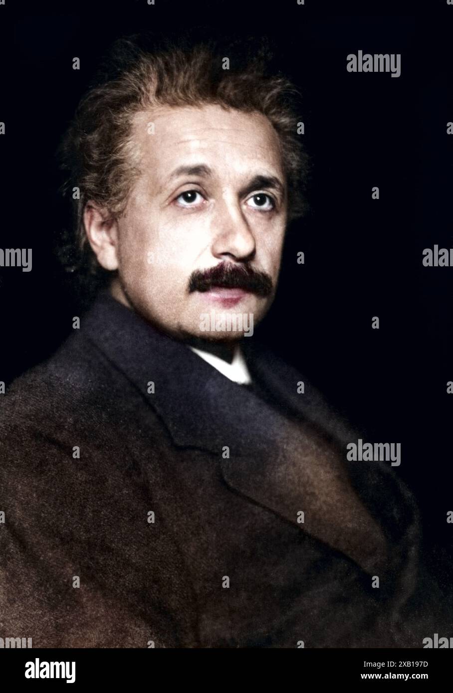 Einstein, Albert, 14.3.1879 - 18.4.1955, American - German scientist (physicist), portrait, ADDITIONAL-RIGHTS-CLEARANCE-INFO-NOT-AVAILABLE Stock Photo