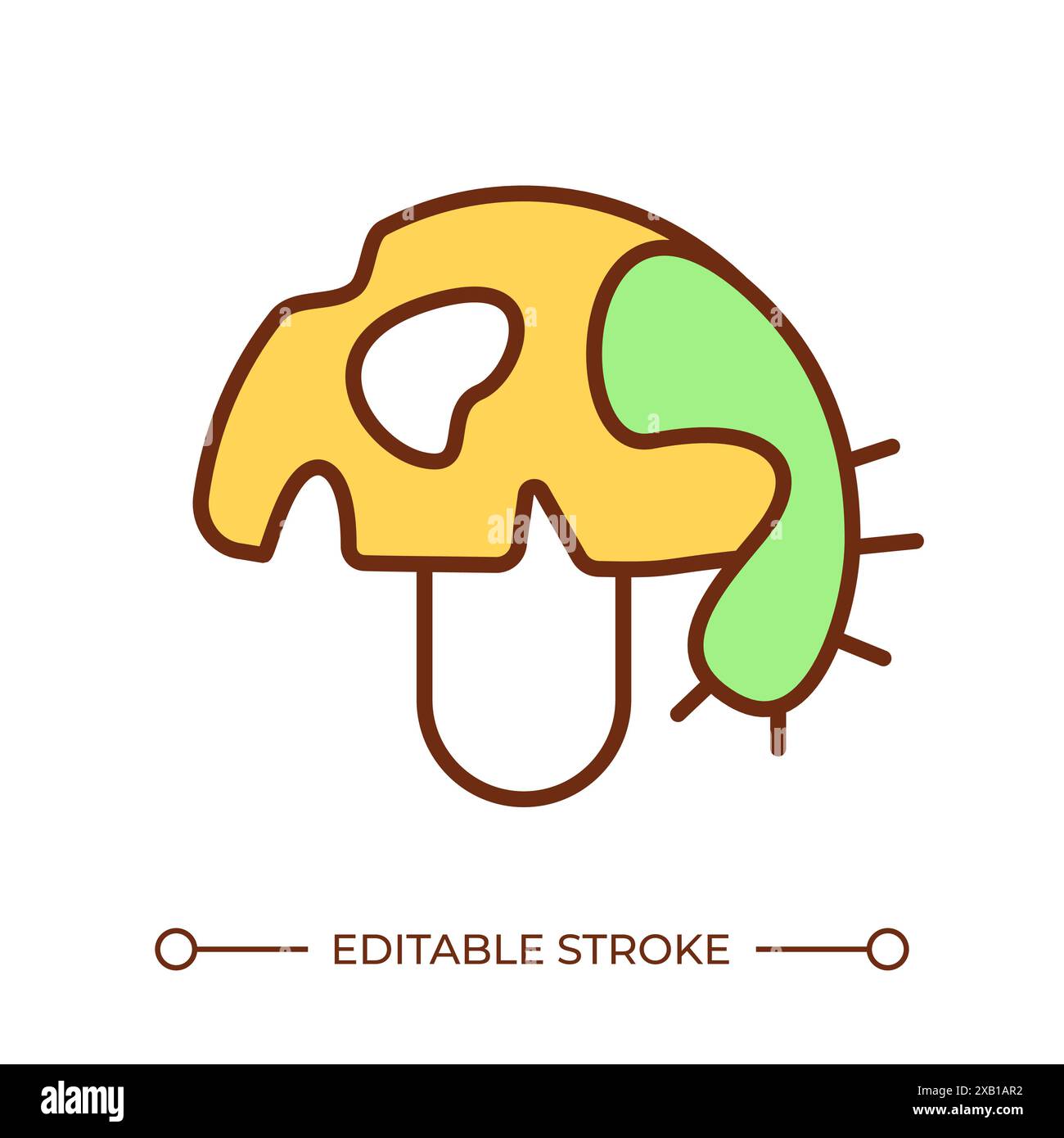 Mushroom pest infestation RGB color icon Stock Vector Image & Art Alamy