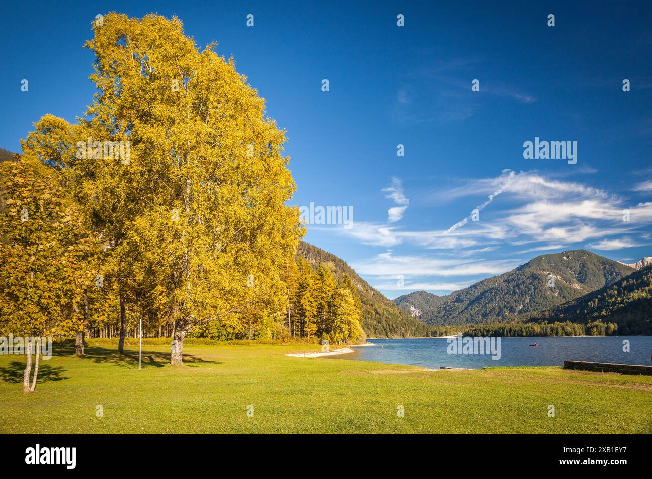 geography / travel, Austria, Tyrol, Reutte in Tyrol, Plansee, ADDITIONAL-RIGHTS-CLEARANCE-INFO-NOT-AVAILABLE Stock Photo