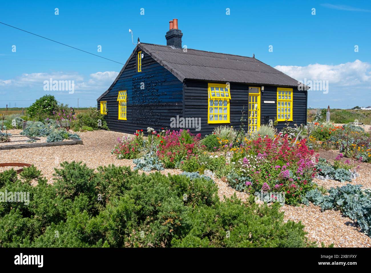 Prospect Cottage Dungeness, home of the late film director Derek Jarman ...