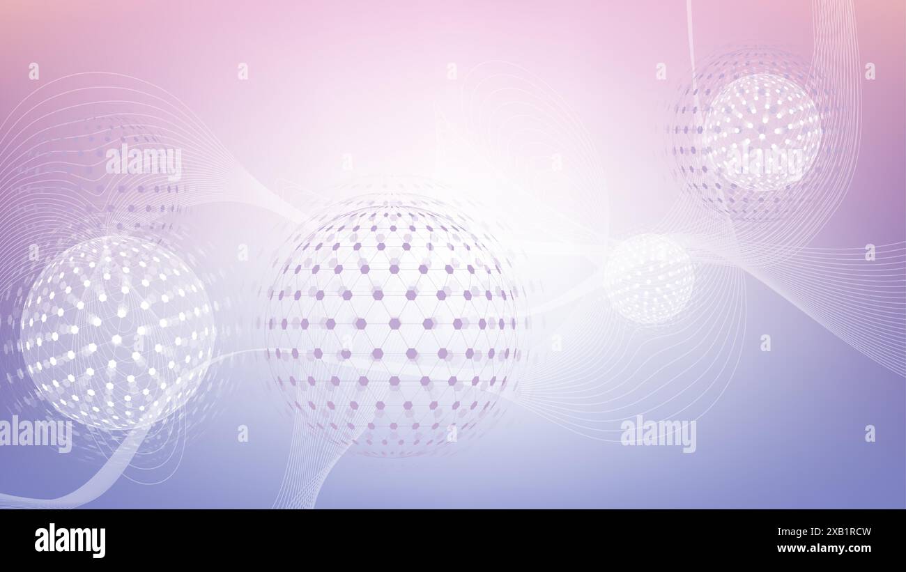 Artificial intelligence quantum computer technology concept. Quantum computing. Quantum processing. Future new technology for business or science Stock Vector
