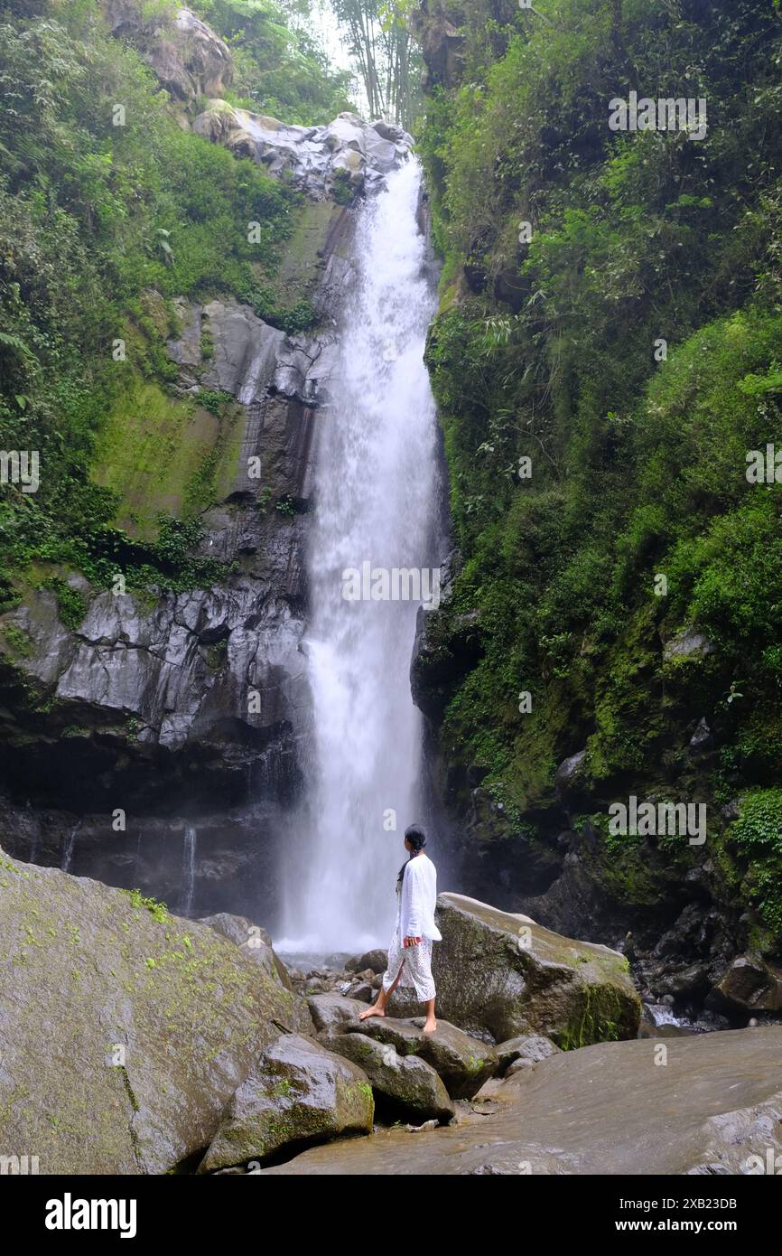 Indonesia Yogyakarta - Air Terjun Kedung Kayang Stock Photo