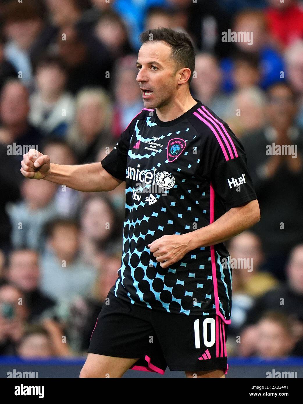 World XI's Alessandro Del Piero during Soccer Aid for UNICEF 2024