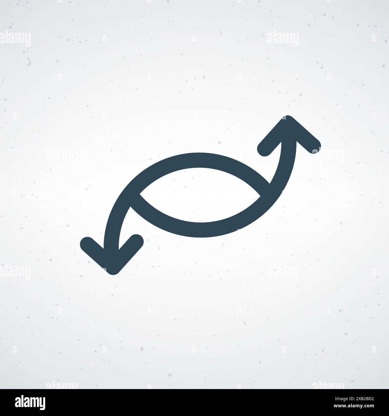 Two crossed arrows up, upward linear arrows. strategy direction. Stock ...