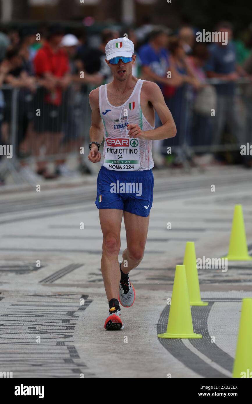 Rome, Italy. 08th June, 2024. Rome, Italy 8.06.2024: Picchiottino 20 km ...
