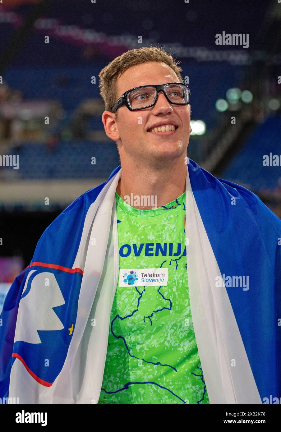Kristjan Ceh (Slovenia), men's discus throw gold medal at the European
